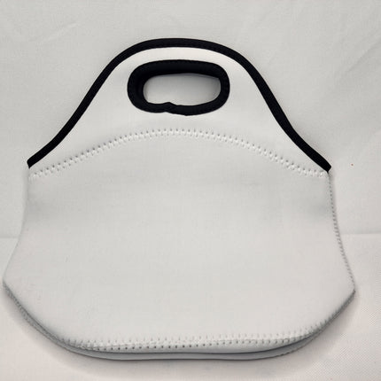 Neoprene lunch bag with zipper, sublimation ready