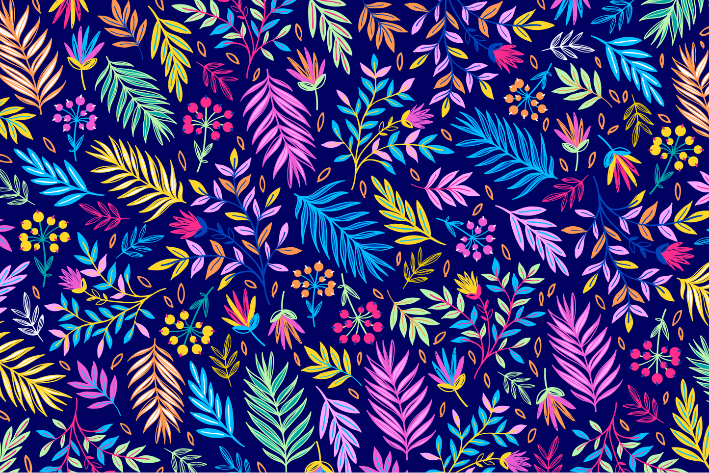 Exotic Floral 12x18