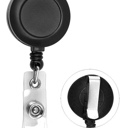 10 pack Round Retractable Badge Reels