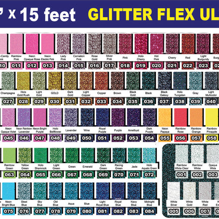 GLITTERFLEX® ULTRA - 20" x 5 Yard (15 Feet)