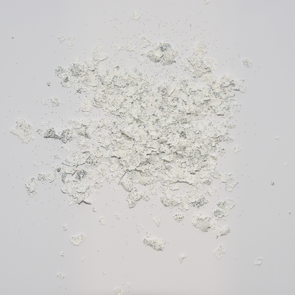 White Glitter Screen Print Confetti