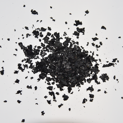 Black Glitter Screen Print Confetti