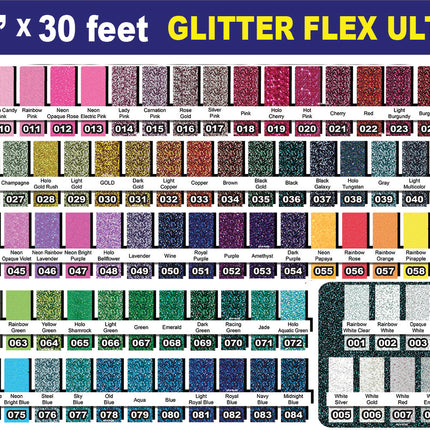 GLITTERFLEX® ULTRA - 20" x 10 Yard (30 Feet)