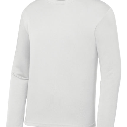 Sport-Tek® Youth Long Sleeve - White