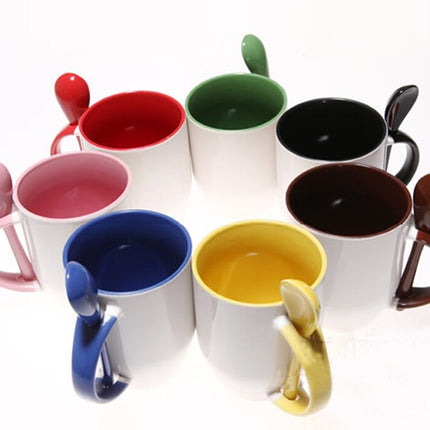 Sublimation Mug w/Spoon