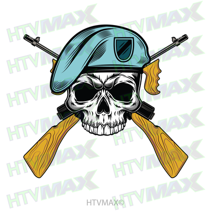 American Soldier Blue Beret