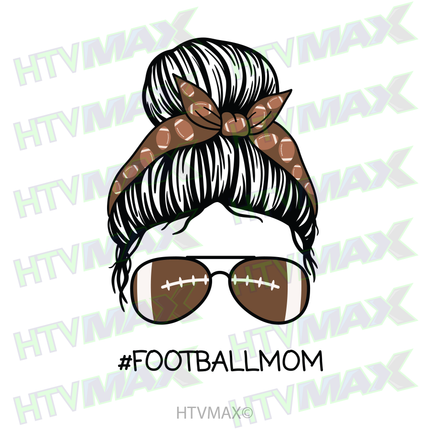 Football Mom Hair Bun