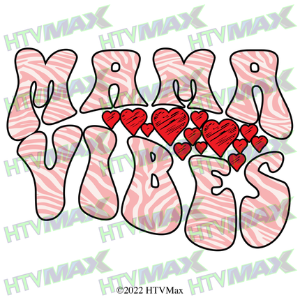 Mom Vibes Pink Zebra