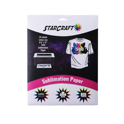 Starcraft Sublimation Paper 8.5"x11" -  11"x17"