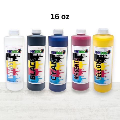 DTF Ink - 5 Pack (CMYKW)