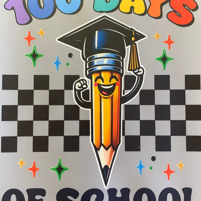 DTF Print - Happy Pencil