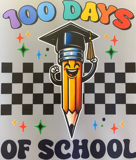 DTF Print - Happy Pencil