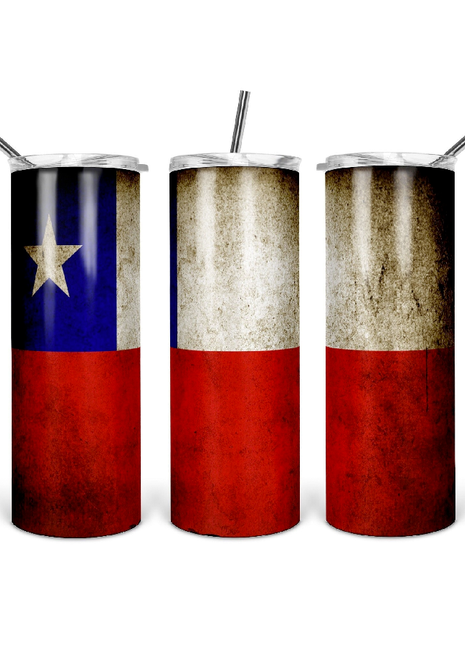 20 oz Skinny Straight White Sublimation Tumbler