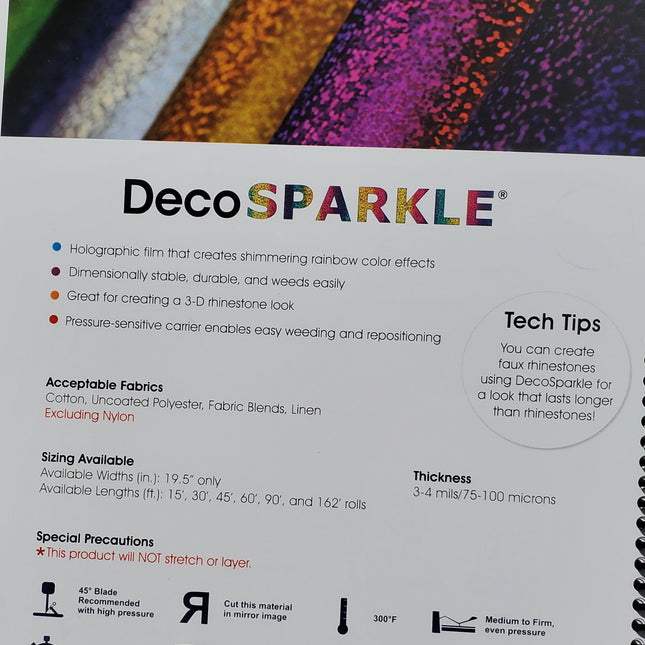 DECOSPARKLE® Holographic HTV