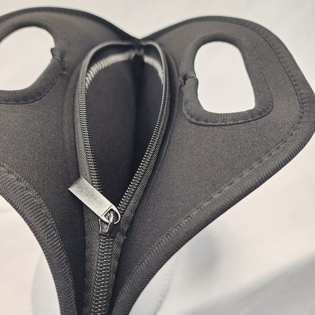 Neoprene lunch bag with zipper,  sublimation ready