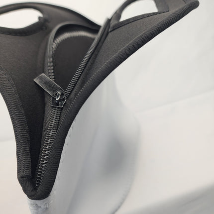 Neoprene lunch bag with zipper,  sublimation ready