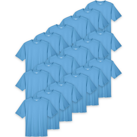 Team®365™ Men's SS Wholesale - Light Blue