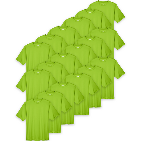 Team®365™ Men's SS Wholesale - Lime Green