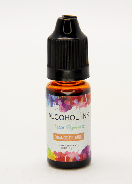 Alcohol Ink - Orange Red