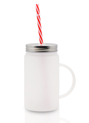 Frosted Beer Mug Jar