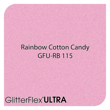 GLITTERFLEX® ULTRA RAINBOWS - 12" x 20" Sheet