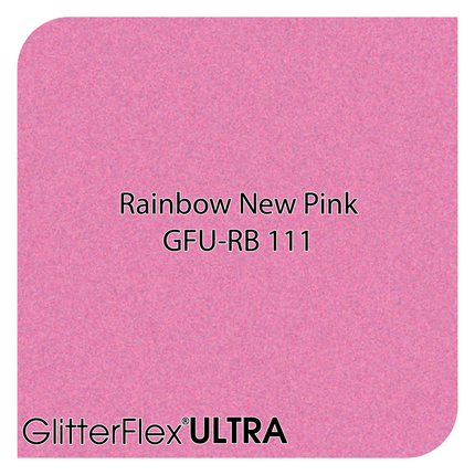 GLITTERFLEX® ULTRA RAINBOWS - 12" x 20" Sheet
