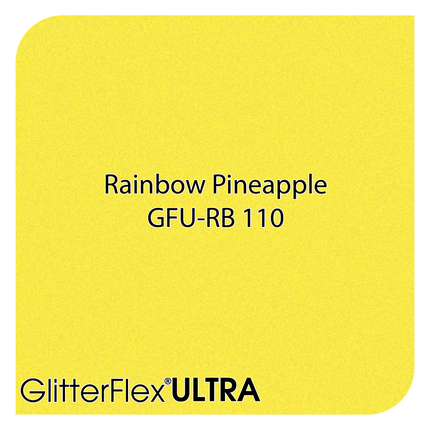 GLITTERFLEX® ULTRA RAINBOWS - 12" x 20" Sheet