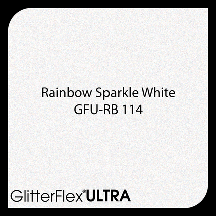 GLITTERFLEX® ULTRA RAINBOWS - 12" x 20" Sheet