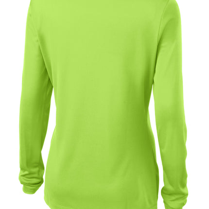 Sport-Tek® Women's Long Sleeve - Lime Shock