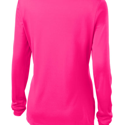 Sport-Tek® Women's Long Sleeve - Neon Pink
