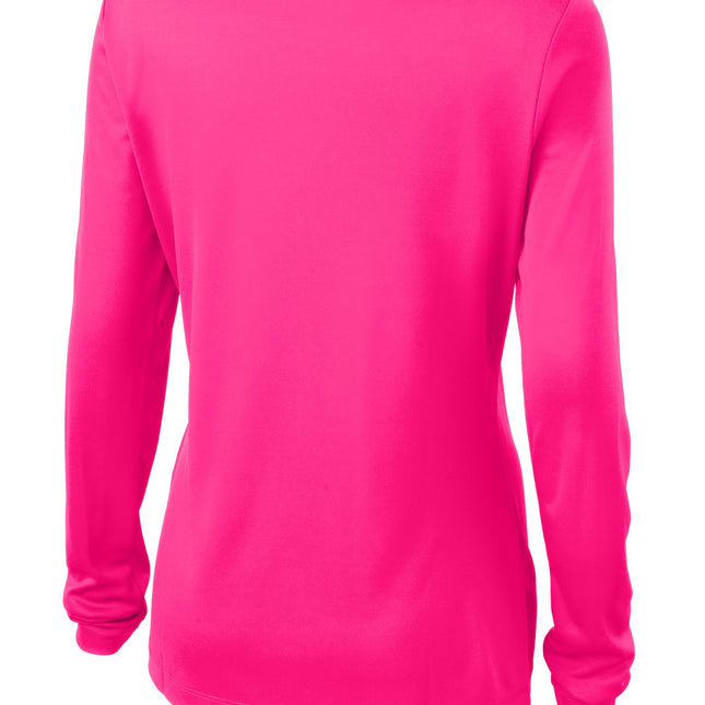 Sport-Tek® Women's Long Sleeve - Neon Pink