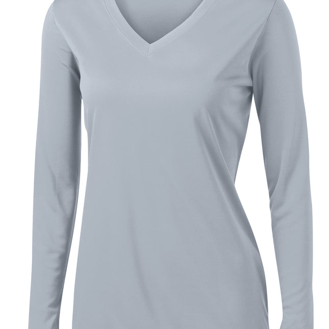 Sport-Tek® Women's Long Sleeve - Silver