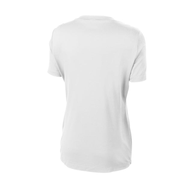 White - Sport-Tek® Women's Short Sleeve