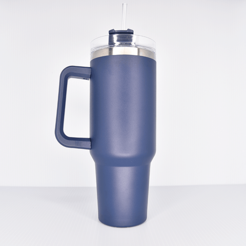 Navy Blue Travel Tumbler