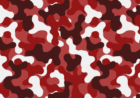 Red Camo 12x18