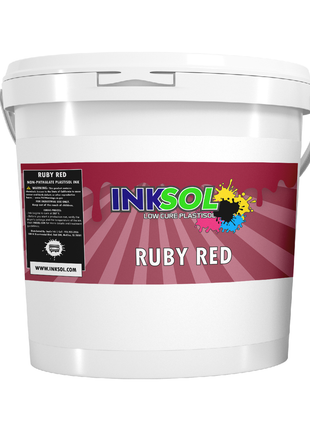 InkSol™ Low Cure Plastisol Ruby Red