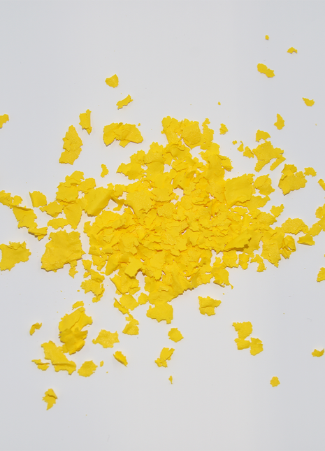 LIGHT YELLOW SCREEN PRINT CONFETTI
