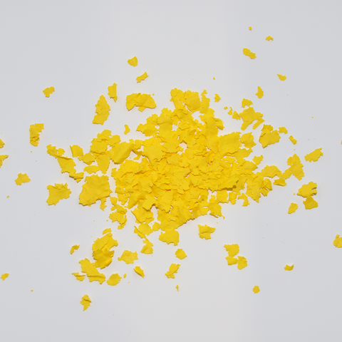 LIGHT YELLOW SCREEN PRINT CONFETTI