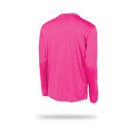 Sport-Tek® Men's - Long Sleeve Neon Pink