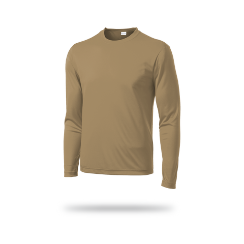 Sport-Tek® Men's - Long Sleeve Coyote Brown