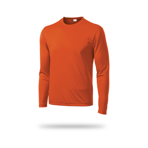 Sport-Tek® Men's - Long Sleeve Deep Orange