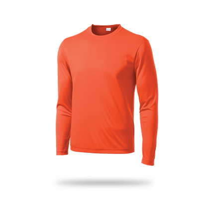 Sport-Tek® Men's - Long Sleeve Neon Orange