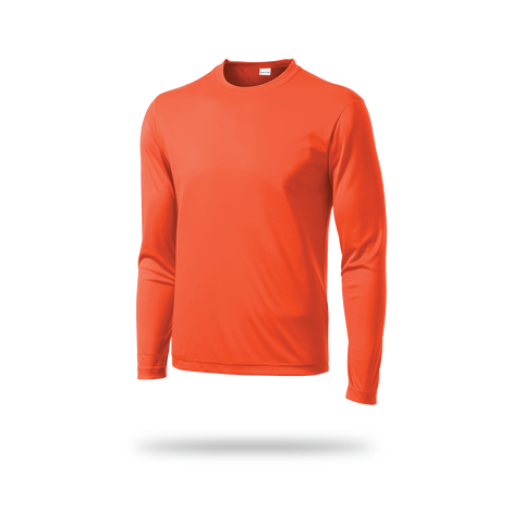 Sport-Tek® Men's - Long Sleeve Neon Orange