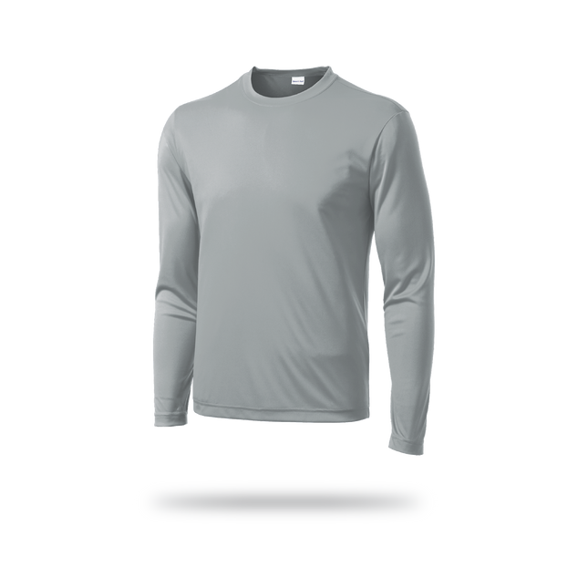 Sport-Tek® Men's - Long Sleeve Silver