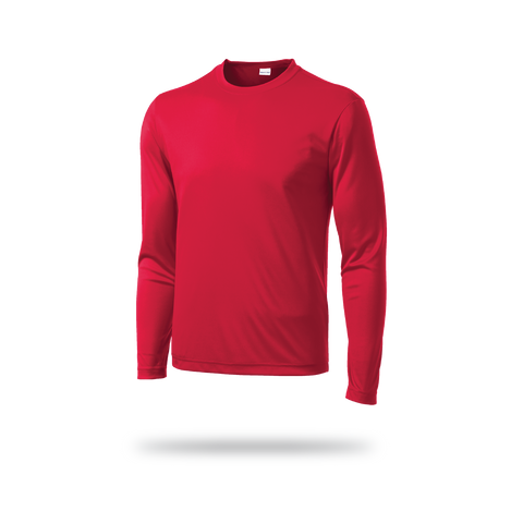 Sport-Tek® Men's - Long Sleeve True Red
