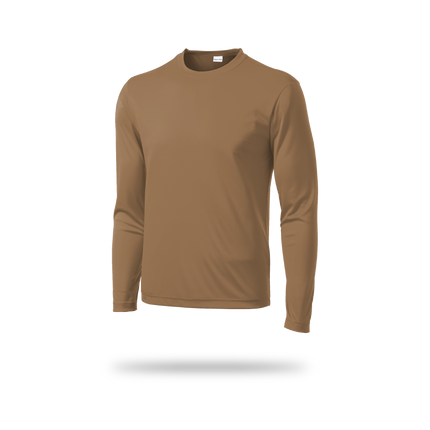 Sport-Tek® Men's - Long Sleeve Woodland Brown