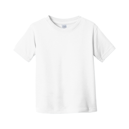 Rabbit Skins Toddler Fine Jersey Tee - White