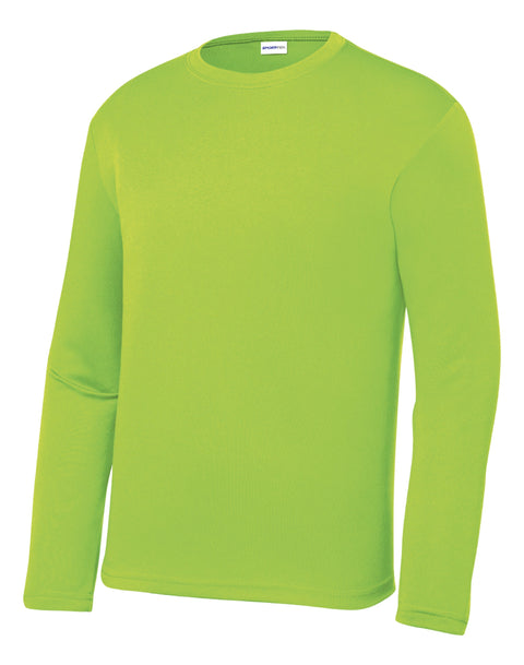 Sport-Tek® Youth Long Sleeve - Lime Shock
