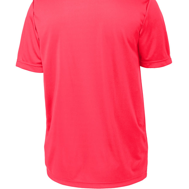 Sport-Tek® Youth Short Sleeve - Hot Coral