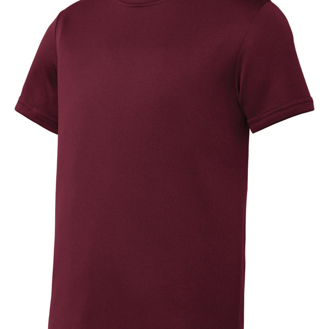 Sport-Tek® Youth Short Sleeve - Maroon